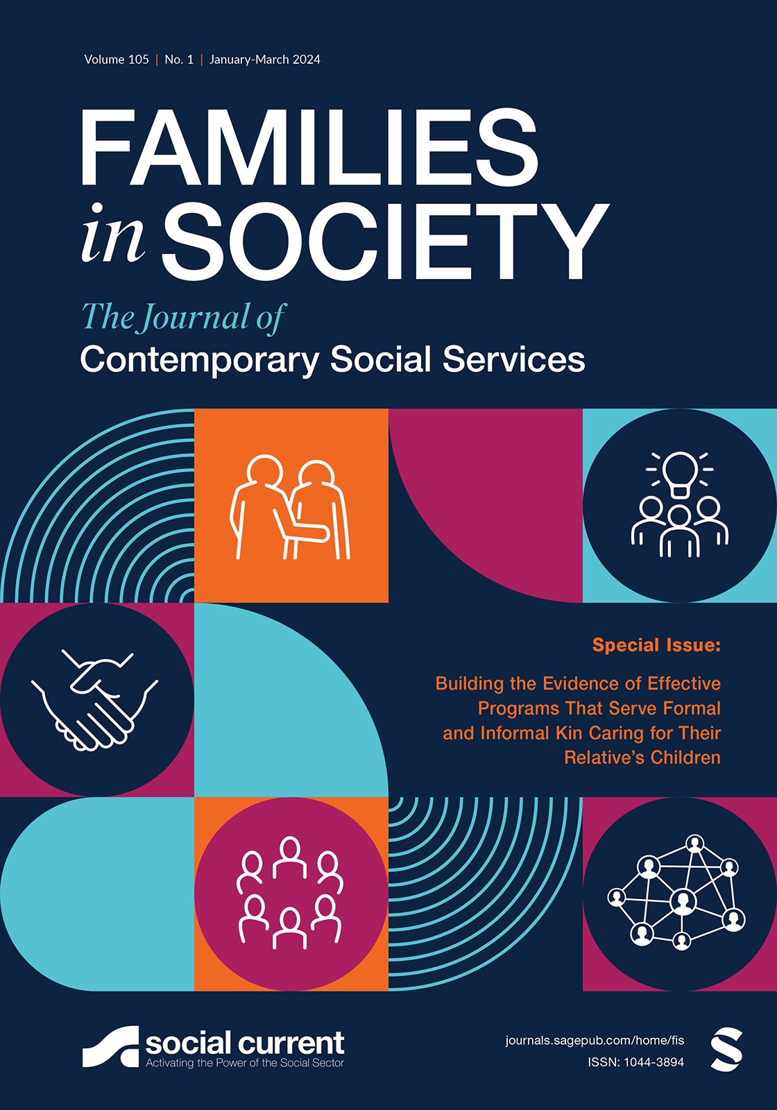 March 2024 cover of Families in Society: The Journal of Contemporary Social Services