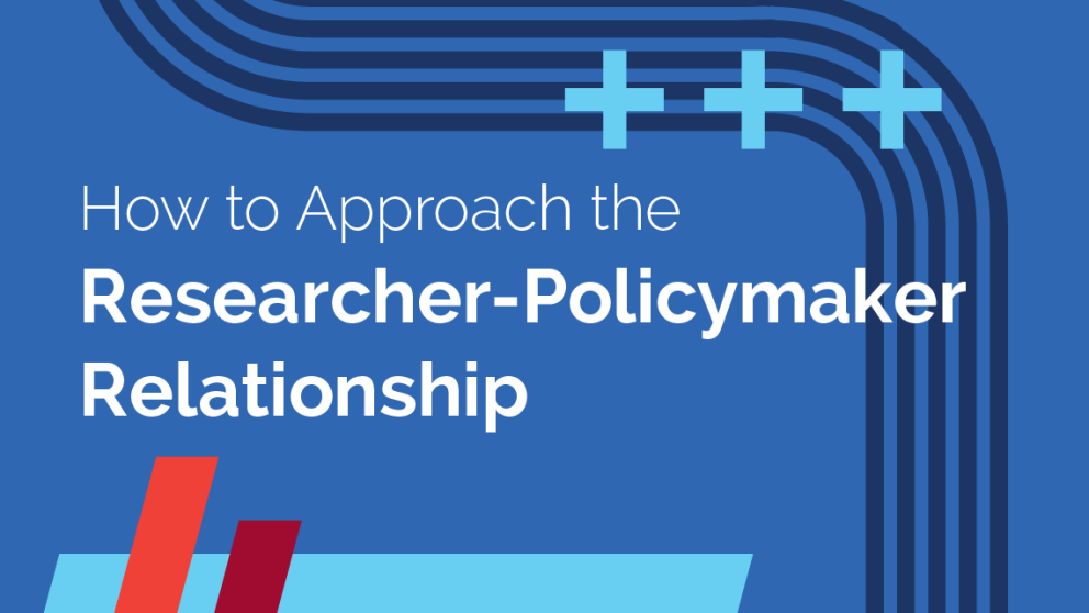 CPPR logo the researcher-policymaker relationship